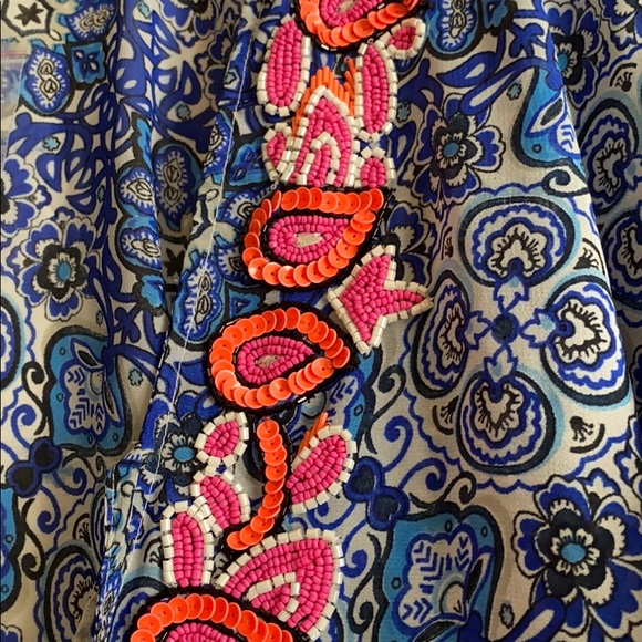 Rise & Bloom Beaded Tassel Swimsuit Coverup - Picture 3 of 7